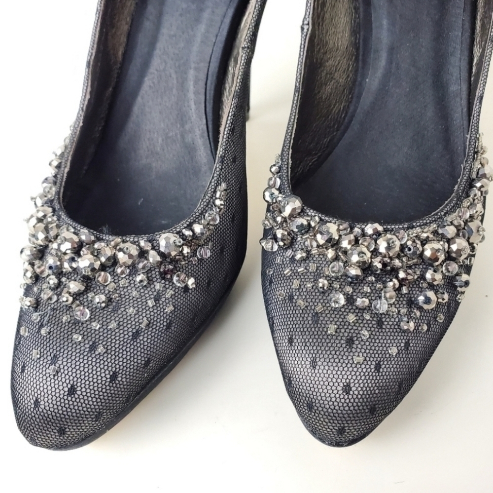 MENBUR WOMEN'S RALSTON PLATFORM PUMPS PORTLAND FABRIC size 8.5 - Picture 12 of 15
